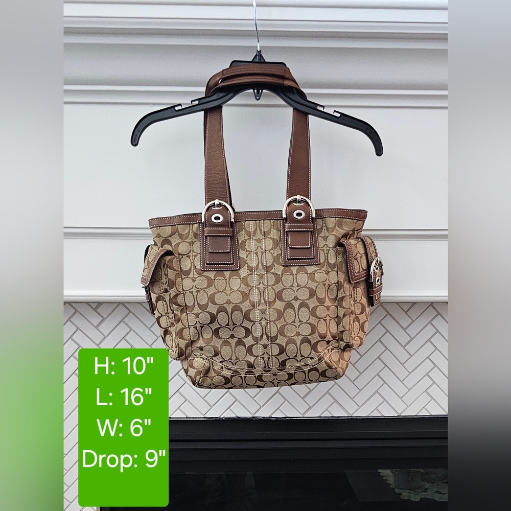 Vintage Coach Soho Signature Carryall Tote #10079 – With Original Hang Tag!